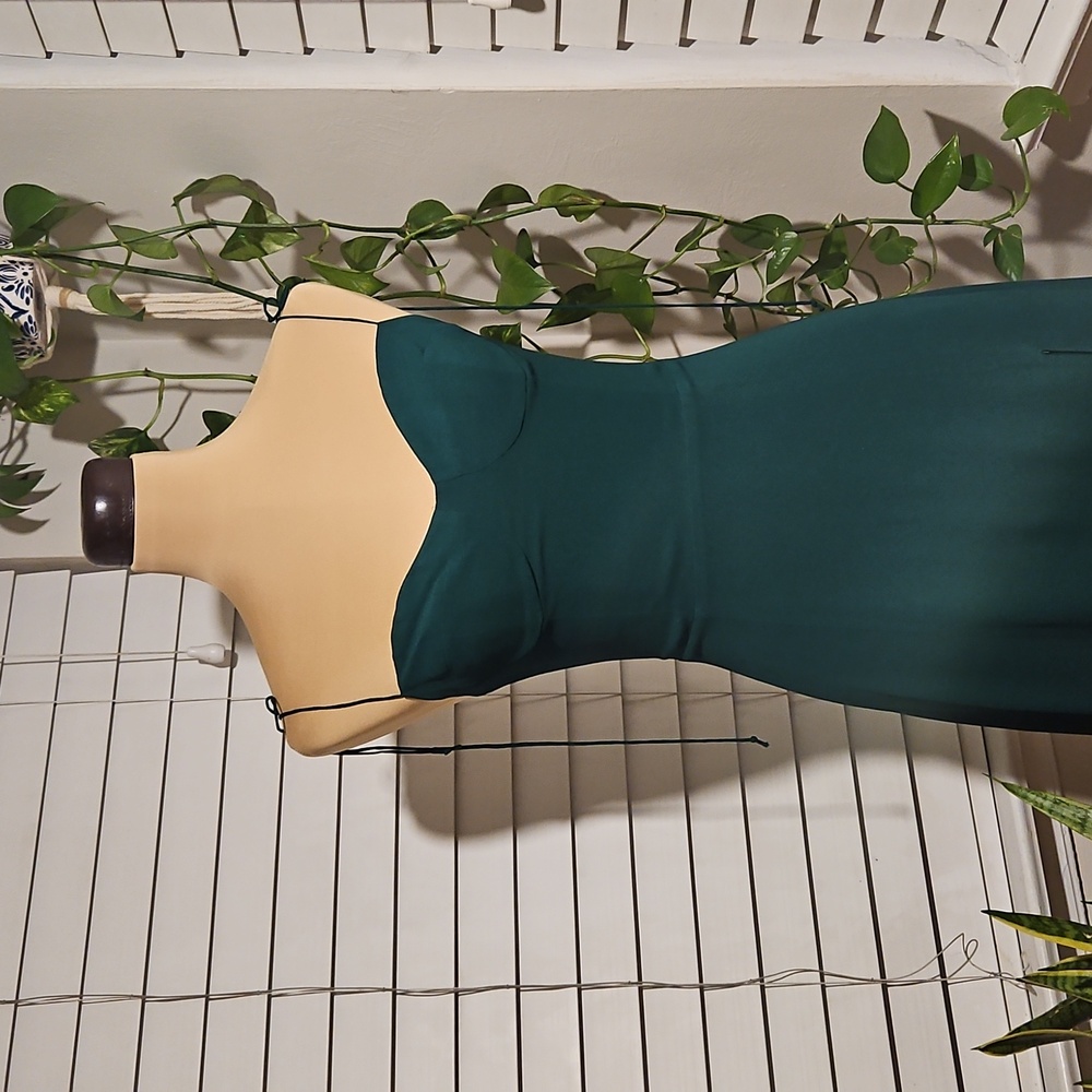 Reformation Emerald Green Juliette Dress